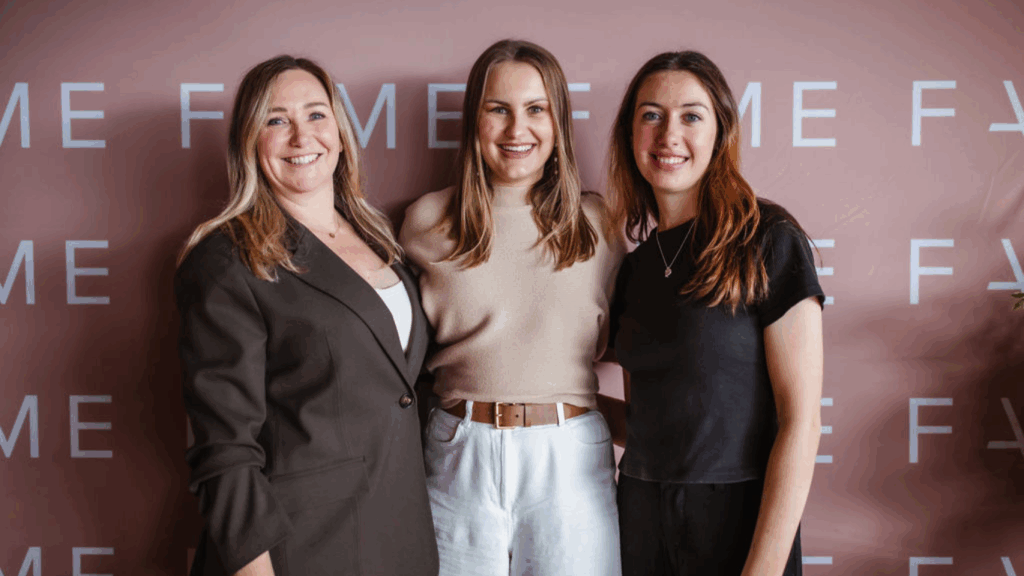 Professional team photo of the FAME Event Design team taken at their styled brand activation event in Brisbane.
