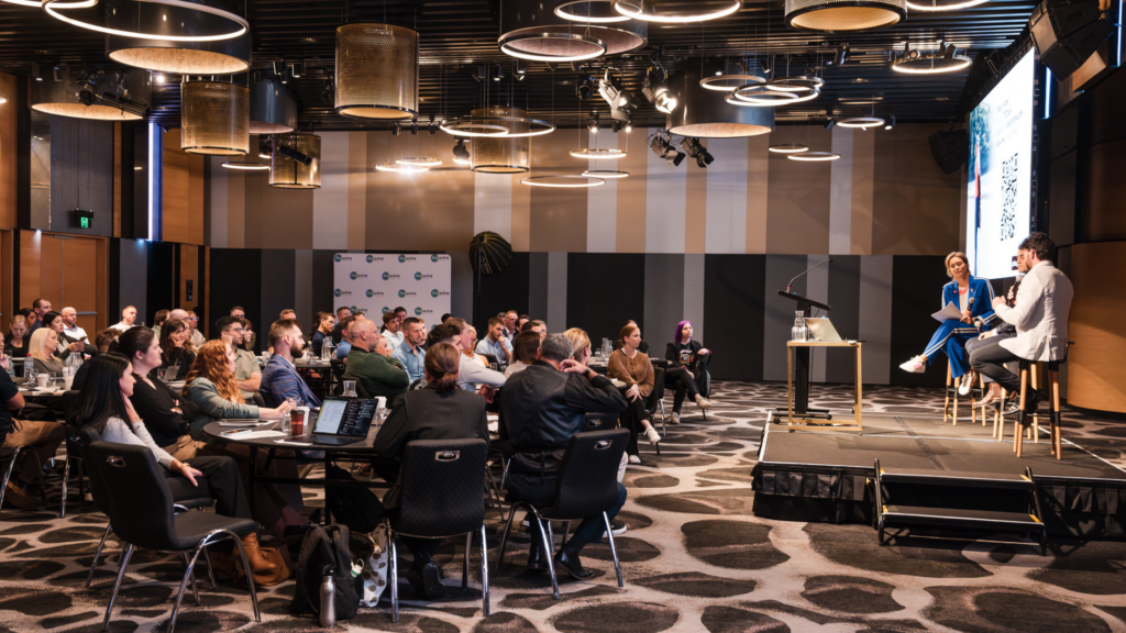 group of people at a Corporate event