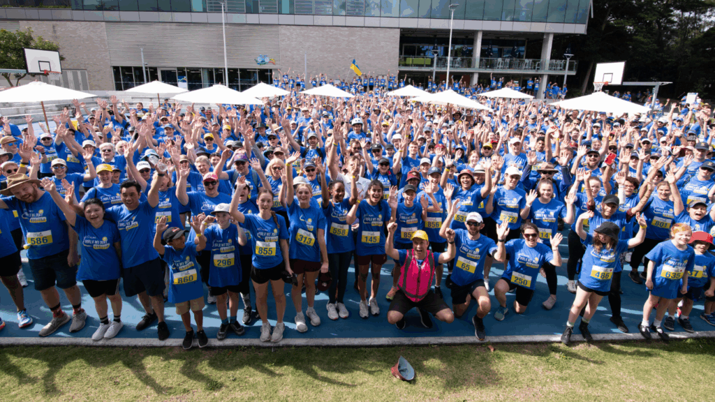 Community engagement at an interstate fun run event – consistent branding and planning by the same event team